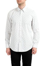 Hugo Boss Men's "Log" Regular Fit Striped Long Sleeves Casual Shirt US M IT 50