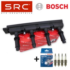 SRC ZÜNDSPULE + 4x BOSCH ZÜNDKERZEN OPEL ADAM ASTRA J CORSA D E MERIVA B MOKKA