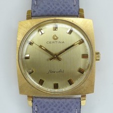 CERTINA "New Art" Herren Armbanduhr Double Handaufzug - 1970er Jahre Kultuhr