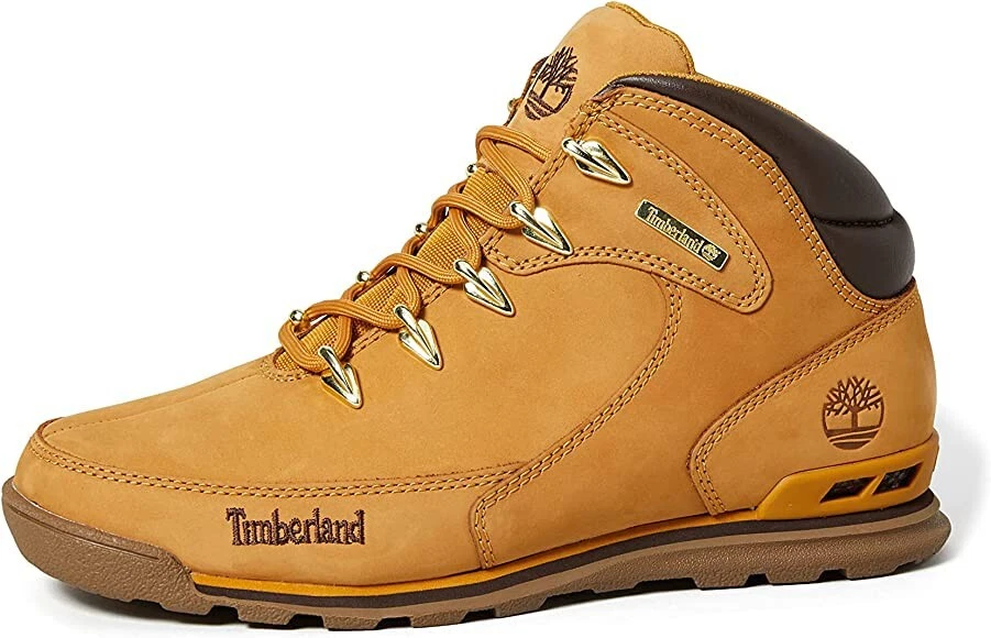 TIMBERLAND - Scarponcini uomo Euro Rock mid hiker Colore wheat nubuk taglia  43.5