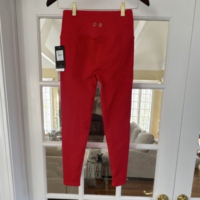 Spiritual Gangster x Peloton Love Sculpt 7/8 Legging Red XS/S Yoga Stretch