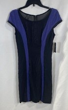 Guess Women's Black/Blue Mesh Dress Size 6 NWT