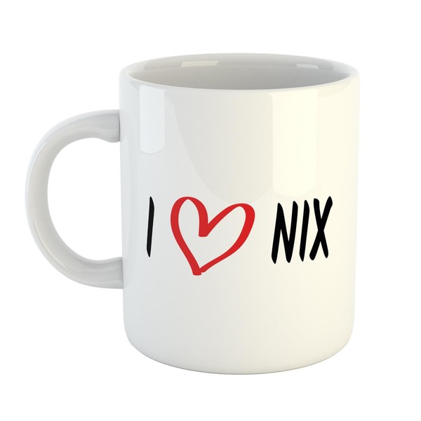 "Kaffeetasse I \"Herz\" Nix! Keramik Tasse Weiß Geschenkidee Souvenir PräSent Wicht"-image