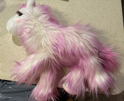 Douglas Cuddle Toys Unicorn  Zuri Plush w/Eyelashes Pink & White Stuffed Animal