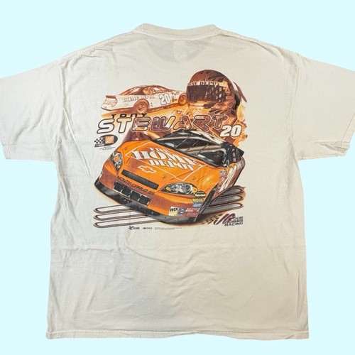 Tony Stewart #20 Home Depot NASCAR Racing T Shirt XL Pocket Tee Chase Authentics