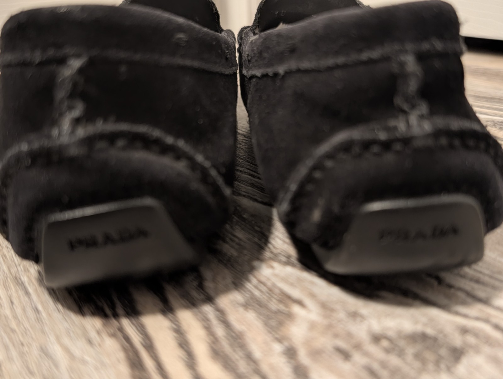 Prada Woman's Shoes Size 7 US - Scamosciato Winter Black - Italy 37.5 thumbnail 3