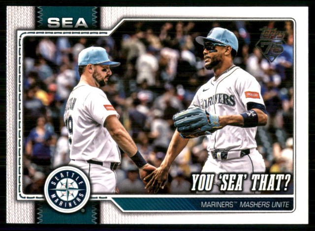 2026 Topps #168 You 'Sea' That? (Julio Rodríguez / Cal Raleigh) 58732