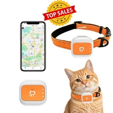Pet GPS Tracker 4G for Dogs & Cats - Waterproof Mini with Sound & Light Finder!!