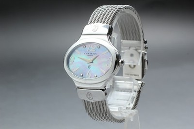 [Exc+5] CHARRIOL GENEVE Ref.OVAL wire press ladies watch  From JAPAN