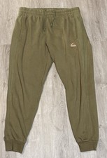 Adidas Men's Training Joggers Sweatpants Olive Green Sz Medium Running Lounge
