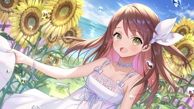 Anime Art 2D Portrait Display Midori Foo Summer 11x17 Poster