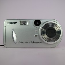 Sony Digital Camera Cybershot DSC-P72 3.2MP Silver Tested