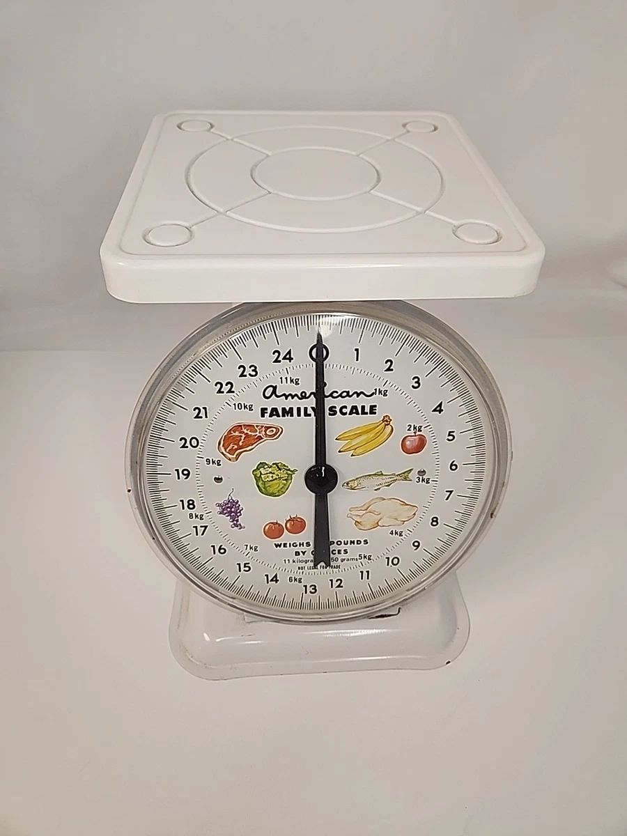 Minuteur Vintage American Family Scale – Années 60, Phospho, Fonctionne