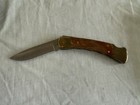 Beautiful Rare Buck Oak Custom Shop CKS 110 folding hunter knife original box — photo 5