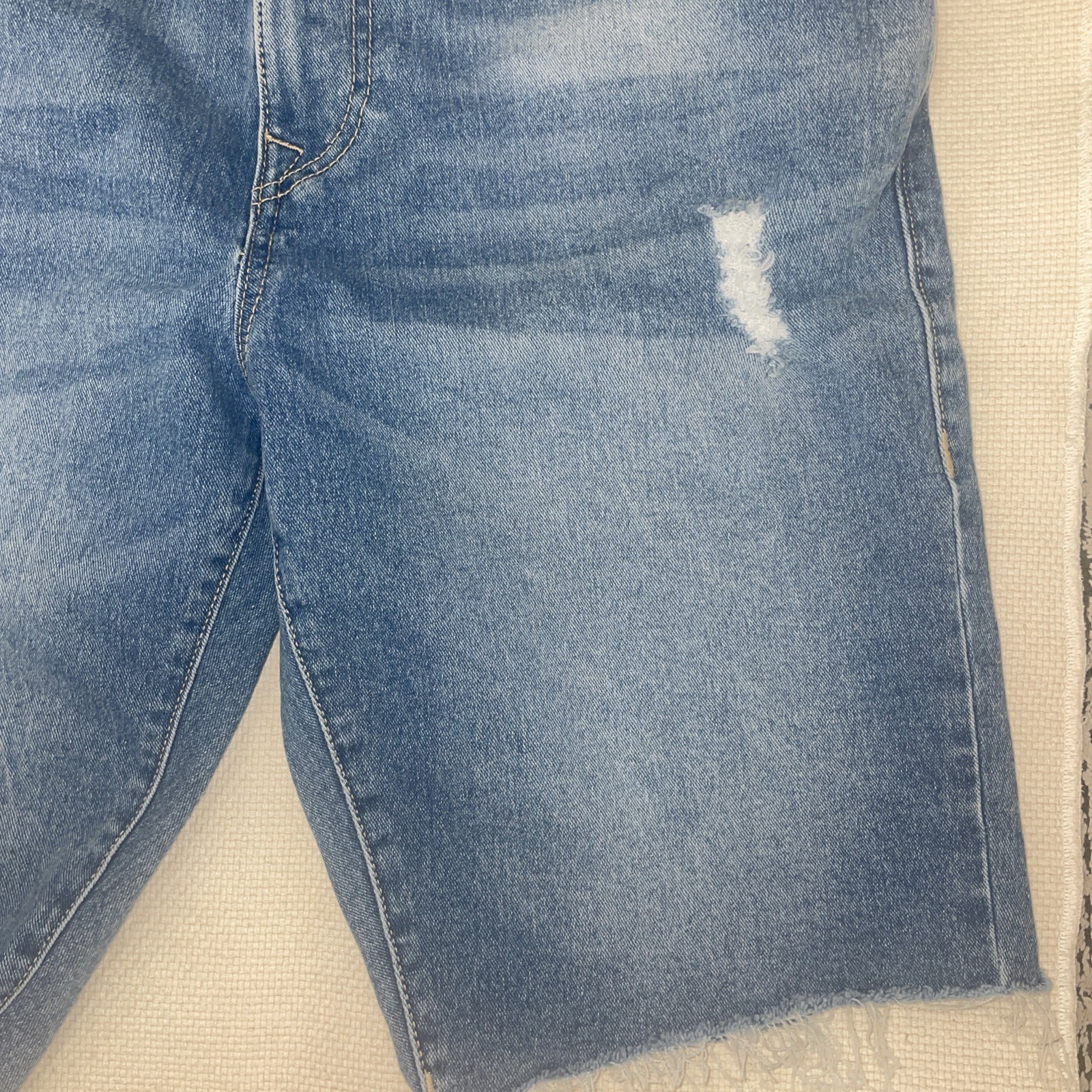 True Religion Jeans Mens Rocco Beach Short Flap Fray Relaxed Skinny size 36 thumbnail 3