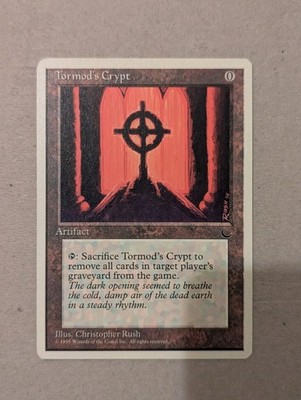 MTG Tormods Crypt    NM Magic TCG Chronicles 1995 Vintage OG Artifact Staple