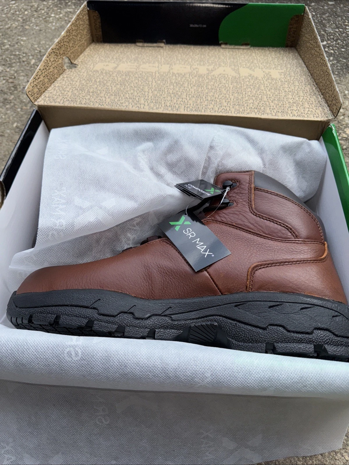 Men’s Denali Brown Composite Waterproof Hiker Size 11