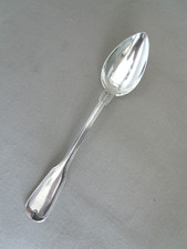 1 x Bruckmann Augsburger Faden Kaffeel&ouml;ffel / Teel&ouml;ffel 800 Silber 14,5 cm