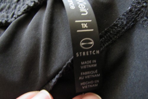CALVIN KLEIN PERFORMANCE Gr. 1X Stretch schwarz Hose Slacks Hose - 2 Taschen - Bild 7 von 7