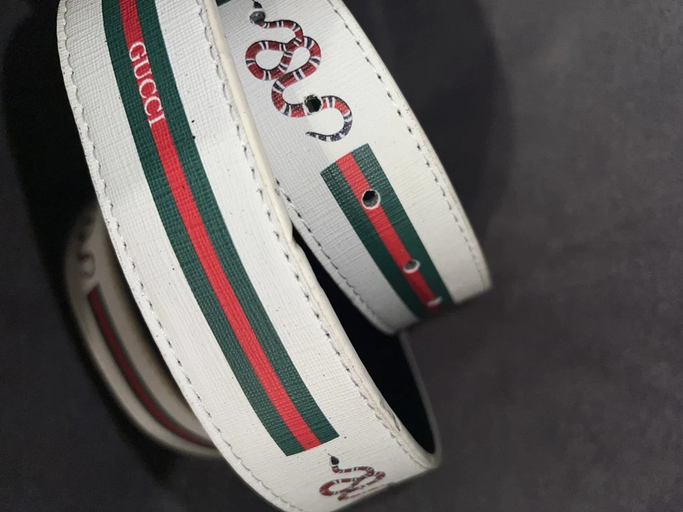 Cinto masculino Gucci XL vermelho rei cobra raro 🔥 - Imagem 3 de 4