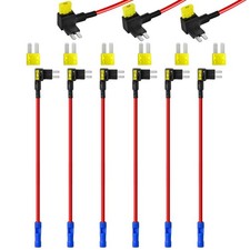 Micro2 Fuse Tap Adapter 6 Pack - Add-a-Circuit Kit with Fuses Universal f...