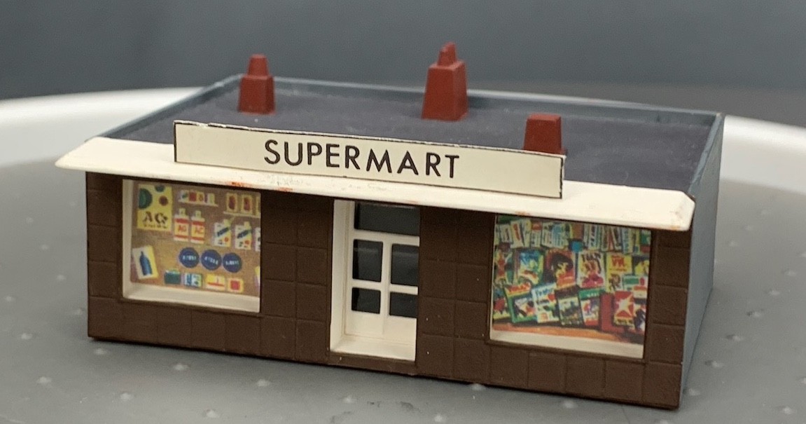 N Scale Supermart Store Structure Assembled N0632 | eBay