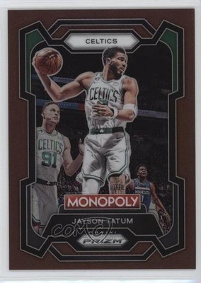 2023-24 Panini Prizm Monopoly Brown Prizm 45/249 Jayson Tatum #7 2u3