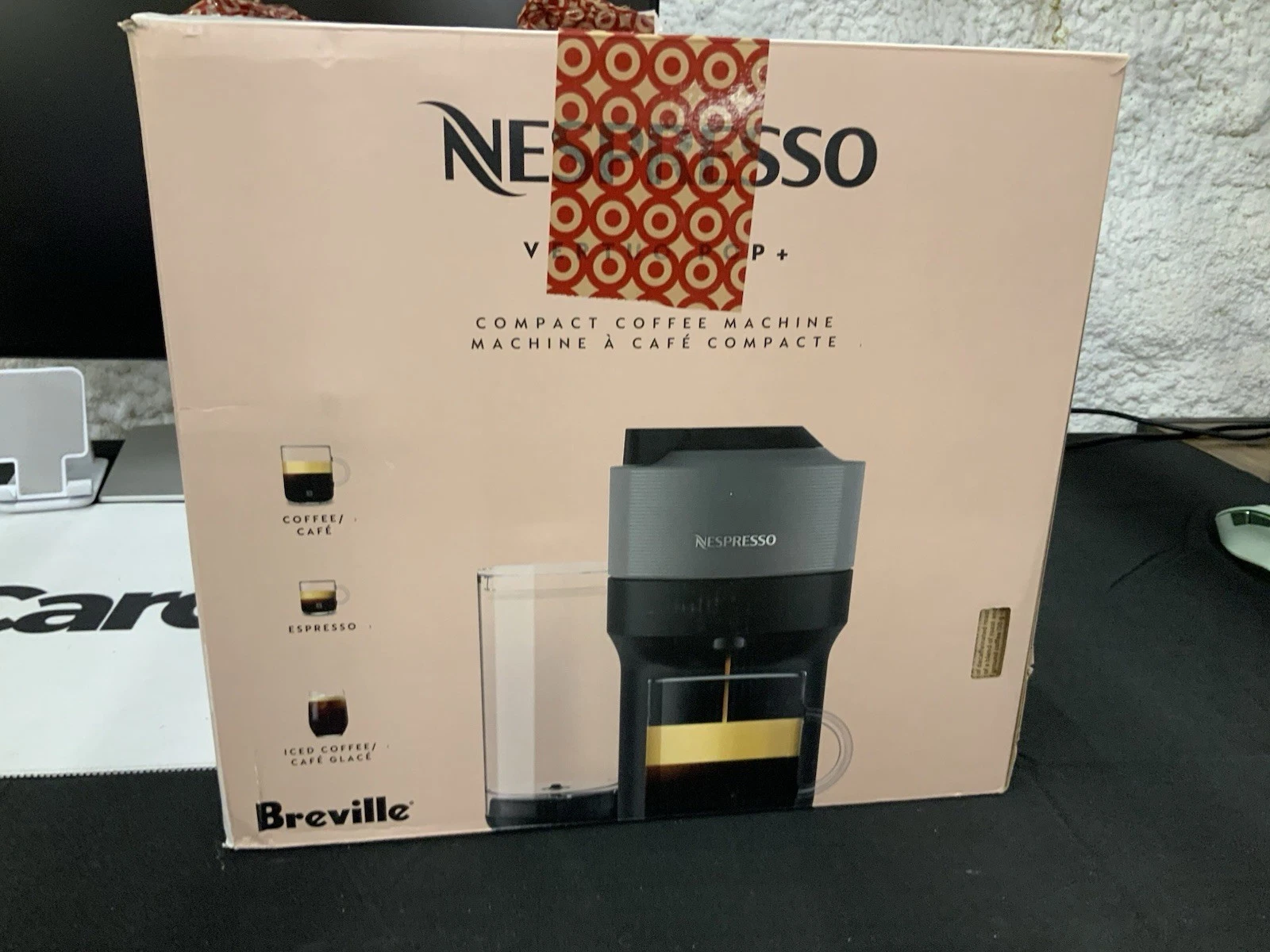 Coffee & Espresso Machine – Dark Gray, Compact & Easy to Use