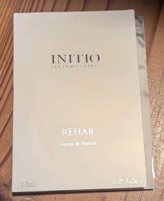 NEW Initio Parfums Rehab Extrait De Parfum Sample Spray .05oz/1.5ml 