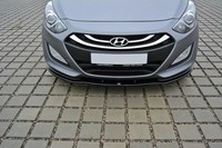 Maxton Design Frontlippe Passend FüR Hyundai I30 Mk.2 Schwarz Hochglanz
