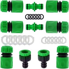 10Pcs Garden Hose Tap Connector Hose Pipe Fittings Kit for Outdoor tap&Join