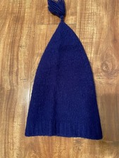 Vintage Men  s Blue Knit Beanie