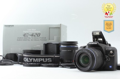 [Top MINT in Box] OLYMPUS E-420 DSLR CAMERA BUNDLE 14-42mm 40-150mm from japan