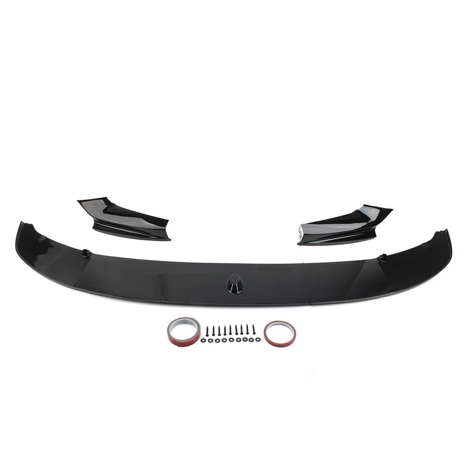 Front Bumper Spoiler Lip Black For BMW 5 Series F10 M Sport 2011-2016 US Stock Foto 2 de 4