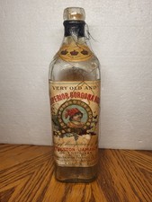 Super RARE 1928 Rum Bottle Polanco Colon Panama Old Antique Walkers Kilmarnock