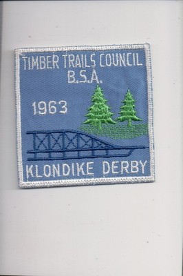 1963 Timber Trails Council Klondike Derby patch