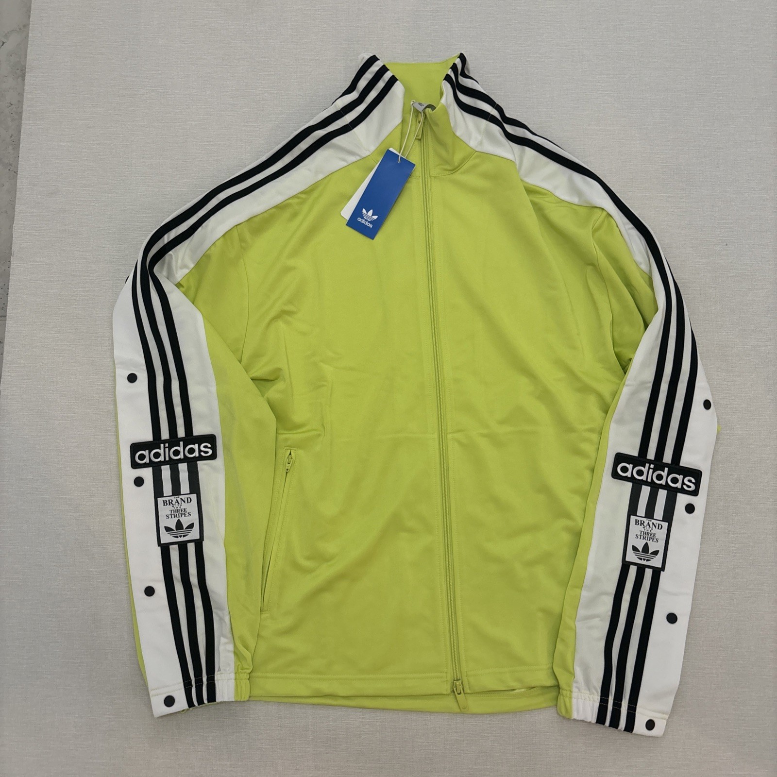 Adidas Originals Adilenium Megabreak Track Jacket Men’s Small Yellow JN0811 NWT