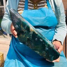 8.64LB natural Marine jasper quartz crystal free form mineral specimen Healing