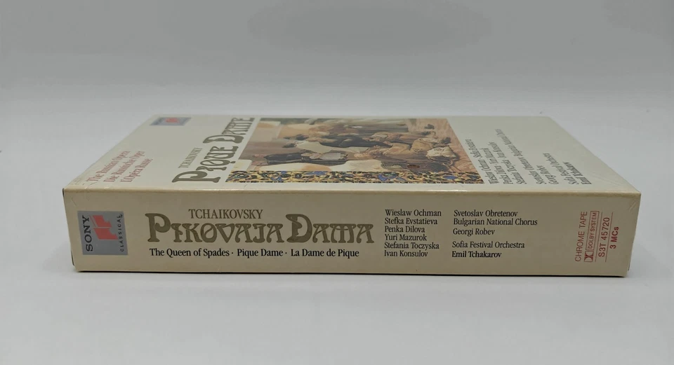 Tchaikovsky Queen of Spades Pique Dame NEW Sealed Cassette Set Sony Classical - Image 3 of 4