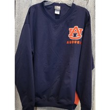 Auburn Tigers Knights Apparel Pullover Shirt Men's Large Blue/Orange NCAA Logo