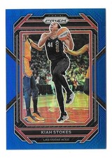 2023 PANINI PRIZM WNBA BASKETBALL #34 KIAH STOKES /175 BLUE PRIZM PARALLEL,ACES