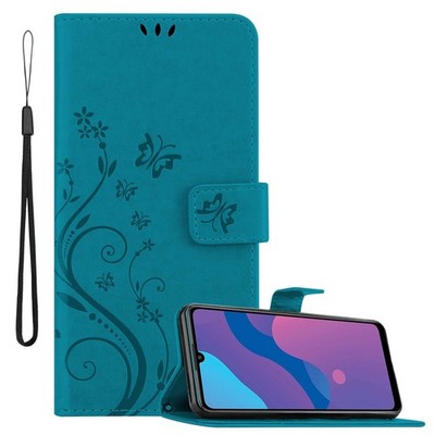 Schutzhülle für Honor 9A Blumen Hülle Cover Case Tasche Etui