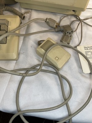 Apple Macintosh 512K Vintage Computer With Original Keyboard