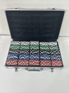 Texas Holdom Poker 500 11.5g Chip Set Carrying Case