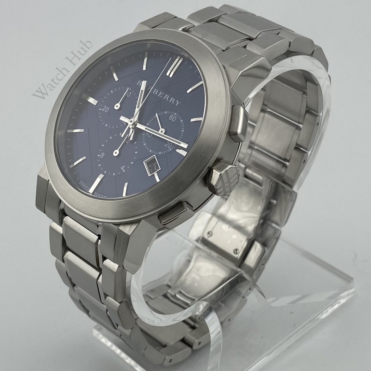 Burberry The City BU9363 Men's Watch - Silver for sale online | eBay