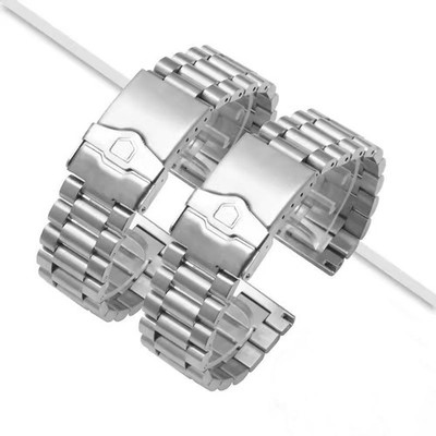 20mm Edelstahl Uhrenarmband Armband für Tag Heuer Armband Silber Uhrenarmbänder