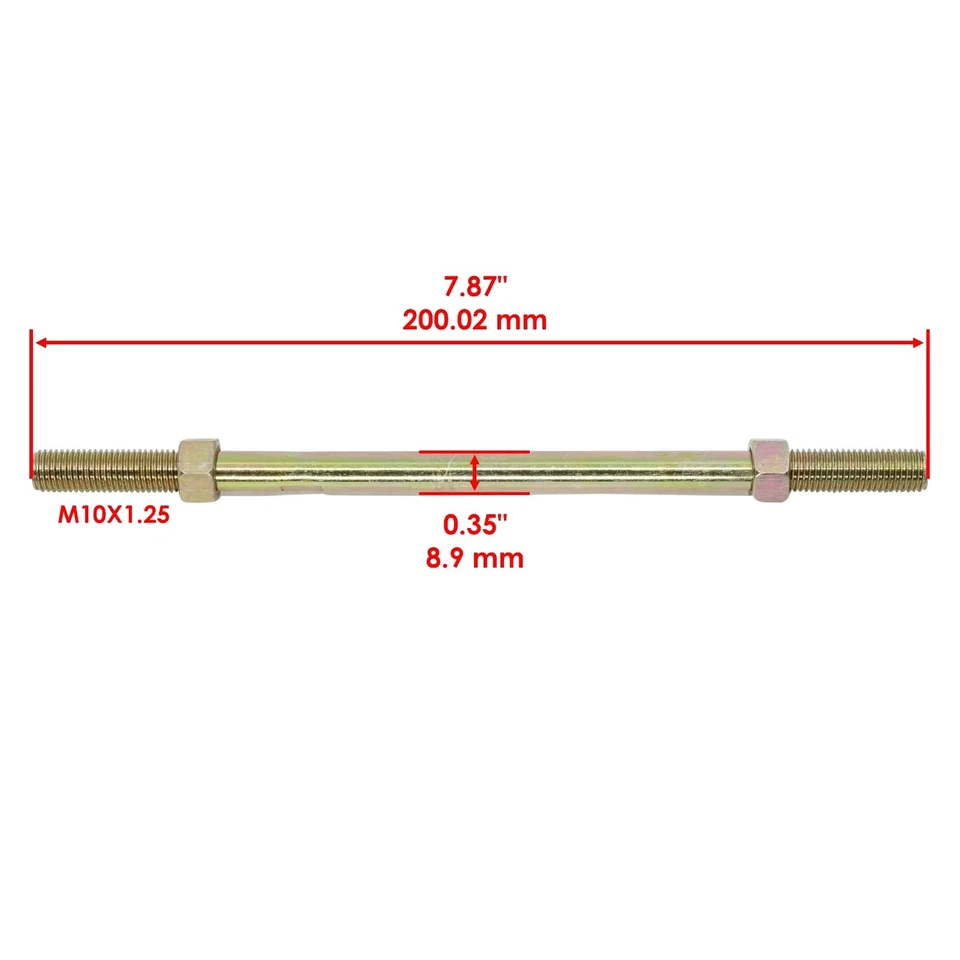 Juego de 2 barras de amarre para Polaris Scrambler 50 2001 2002 2003 Foto 4 de 4