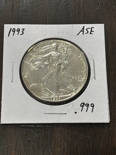 1993 $1 American Silver Eagle ✪ 1oz Fine Silver ✪