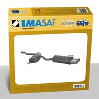 Imasaf Auspuff Sportauspuff Ab Kat für Fiat Bravo (182) 1.2 2X76Mm