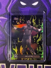 2025 Topps Chrome Cactus Jack WWE Oba Femi Yellow & Black Refractor